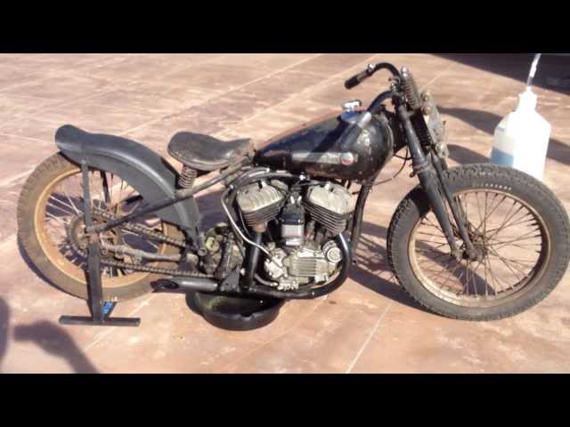 1948 Harley Davidson Wr Barn Find Runner