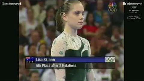 Lisa Skinner (AUS) FX AA 2000 Olympics