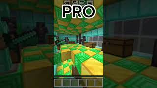 Minecraft Noob vs pro vs hacker in video #editing #minecraft #memes #gaming