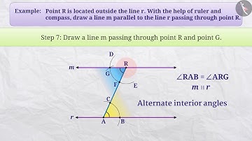 Construction of parallel lines | Part 2/3 | English | Class 7