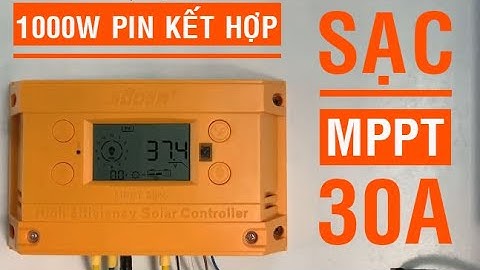 SẠC MPPT 30A SUOER VÀNG KẾT HỢP 1000W PIN HIỆU SUẤTCAO