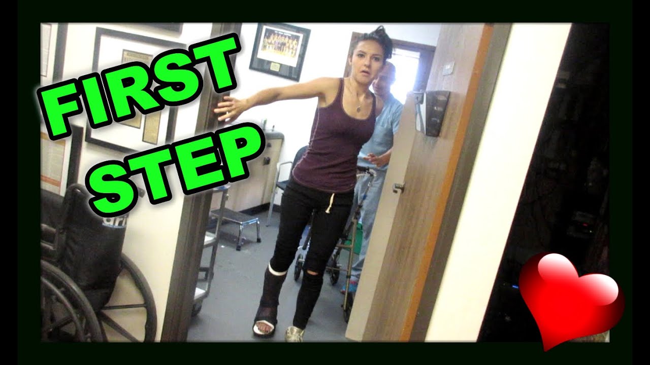 TAKING HER FIRST STEP! - YouTube