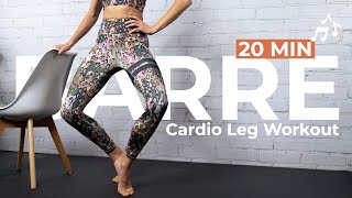 20 MIN CARDIO BARRE WORKOUT - Challenge Yourself with this Sweaty Home Workout to the Beat ♫ screenshot 2
