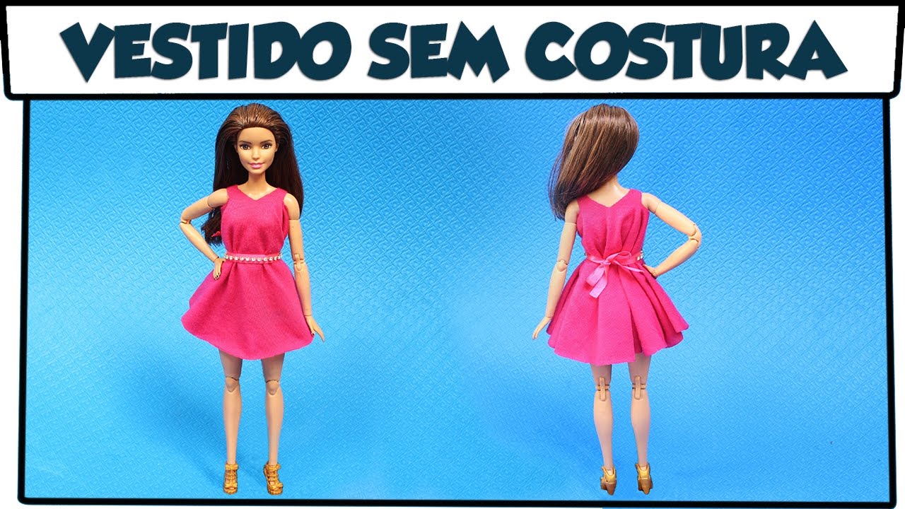 10 ROUPAS FEITO COM BEXIGA PARA BARBIE 