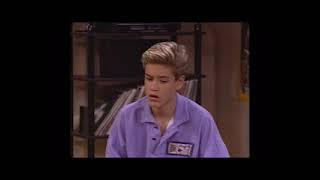 Saved By The Bell S1 Ep3 Part 9 - Screech's Psychic Powers? | Zach Screech Study Exam Scene