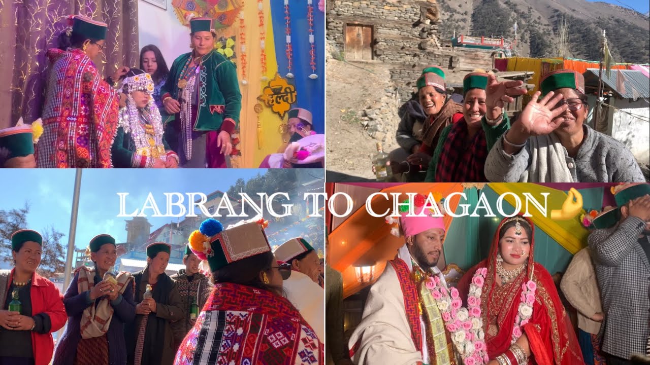 Labrang To Chagaon || Kaman weds Priyanka || Kinnauri Wedding || Kinnauri dance || part 2 || Day 2 