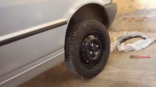 PINTAMOS A RODA DO FIAT UNO ✅