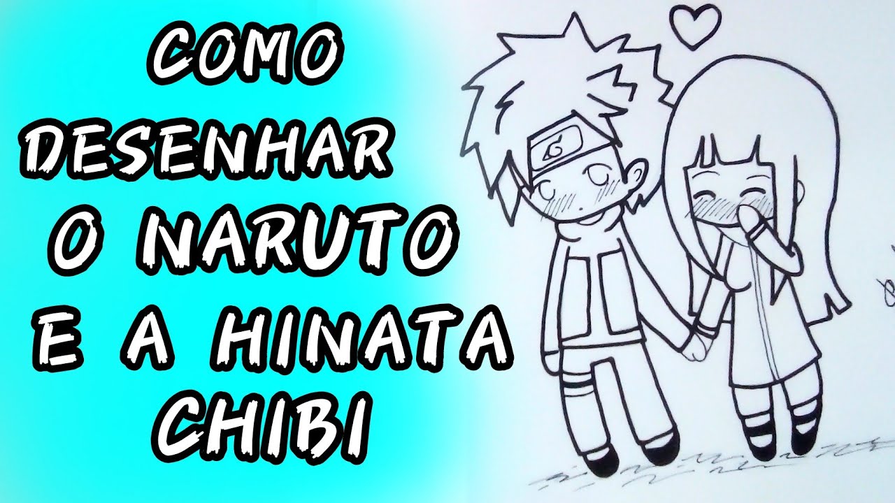 Desenhando Naruto & Hinata Se Beijando, How to Draw 