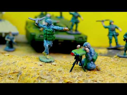 Солдатики и фигурки. Танковые элитные войска. Война солдатиков. Обзор военного полигона