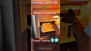 iPhone 17 Pro Max vs Samsung galaxy S5 y freeze 🥶 🥶 testing