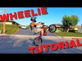 WHEELIE TUTORIAL // SURRON & SEGWAY X260  // How To Wheelie In 10 Minutes For Beginners!