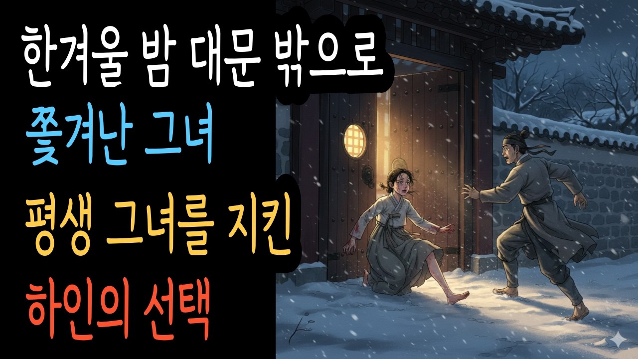 한겨울 밤 대문 밖으로 쫓겨난 그녀…평생 그녀를 지킨 하인의 선택