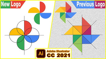Google Photos Logo | Photos | Graphic Design | Adobe Illustrator CC | Logo Design | Bangla Tutorial