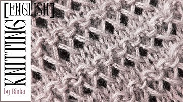 [English] A NEW openwork embossed summer knitting pattern. How to knit. #knitting  #stitch