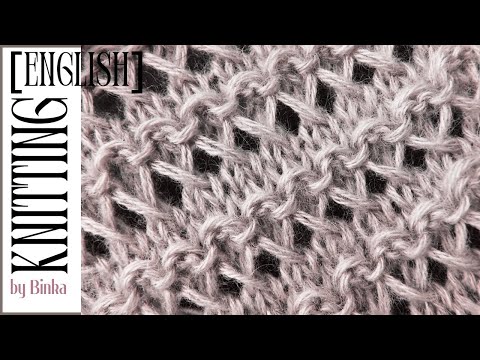 [English] A NEW openwork embossed summer knitting pattern. How to knit. #knitting  #stitch