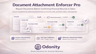 Invoice Attachment Enforcer Pro | Force Document Attachment Before Confirm in Odoo  | #odoo #odonity