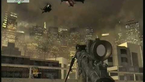 Call of Duty 6 MW2 - Nuke on Highrise - Ground War - Domination