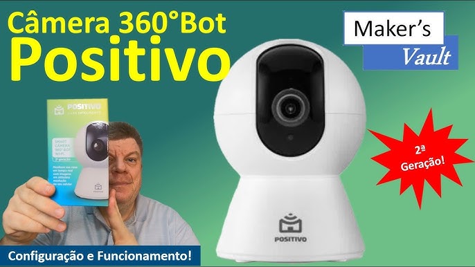 Smart Câmera Bot Wi-Fi  Positivo Casa Inteligente