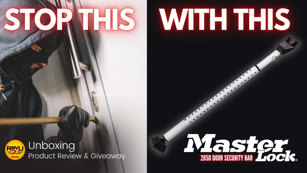 We Review the Master Lock 265D Door Security Bar YouTube