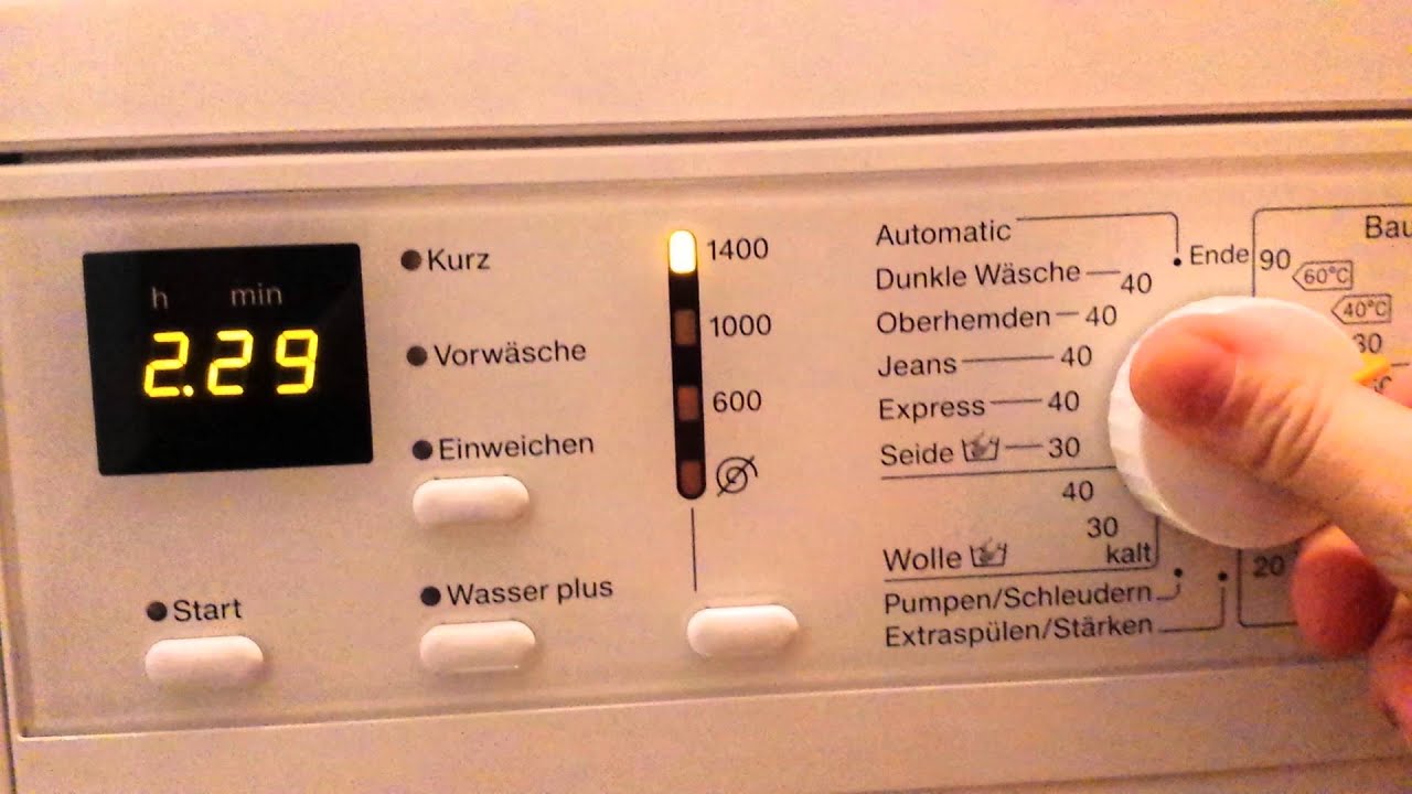 Miele waschmaschine - YouTube