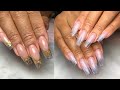 HOW TO: Refill a Clear 4 Weeks Old Set | Acrylic Nails Tutorial For Beginners
