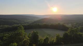 Mavic Air 2 - Raw - Field Sunset Down And Right