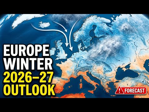 🇪🇺 Europe Winter 2026–27 Forecast: Temperature Map Reveals What’s Ahead