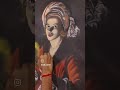 Rembrandt's work be me . 😍 #portraitwork #assignment #art #youtubeshorts #love