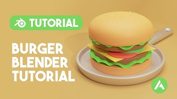 How i make Burger in Blender