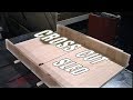 Building a Table Saw Cross Cut Sled