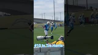 Justin Herbert ABSOLUTE CANNON To Tre Harris At Chargers Training Camp! 💣⚡ #nfl #nflfootball