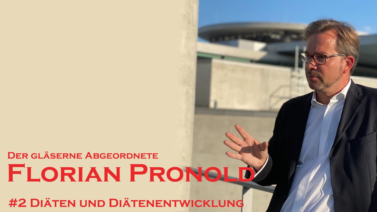 Florian Pronold: Der Gläserne Abgeordnete - Diäten und Diätenentwicklung