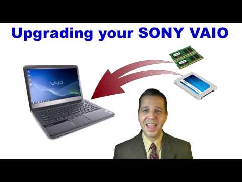 3 Steps To Install Memory & Install Hard Drive In The SONY VAIO Laptop