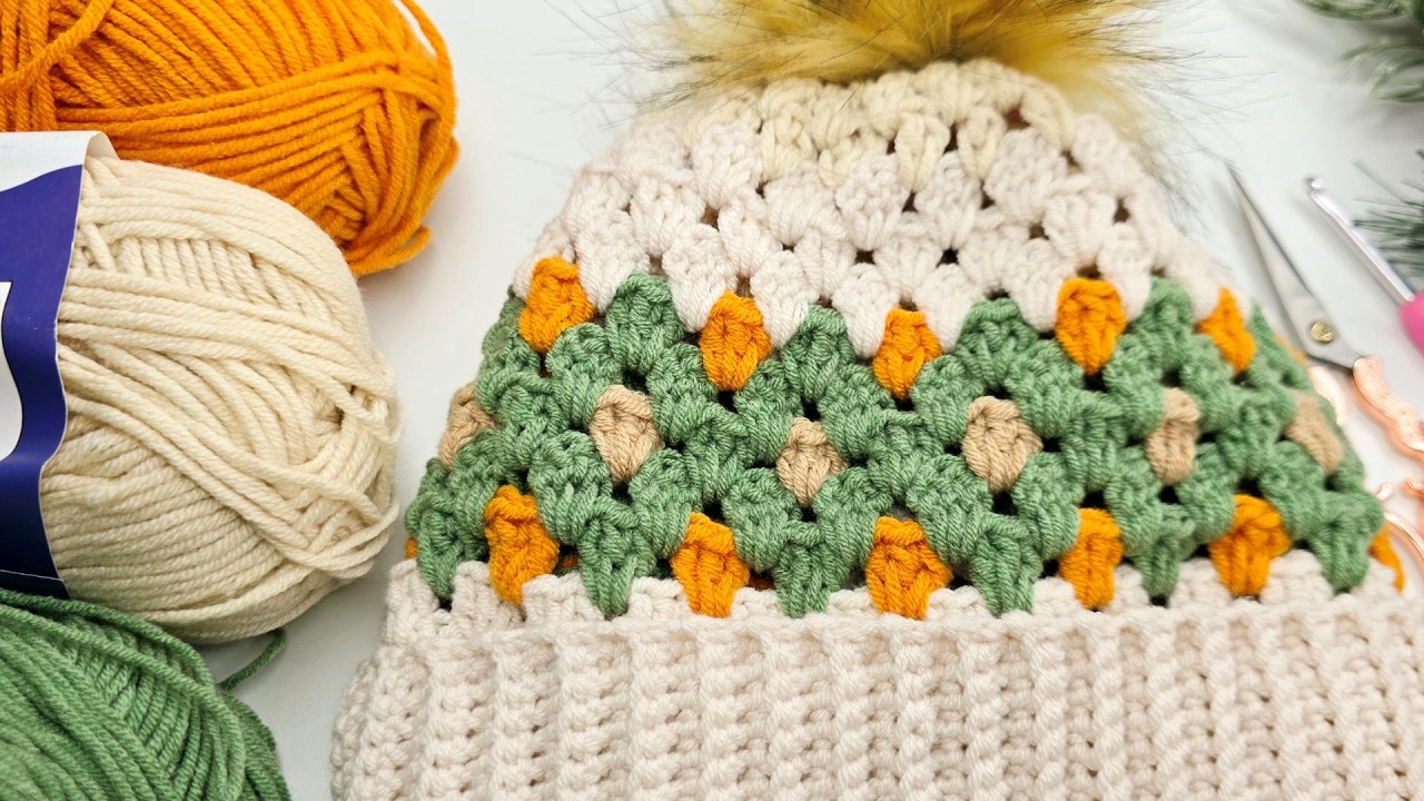 Crochet Gorro Paso a Paso 🧶 TODAS las Tallas | Fácil - YouTube