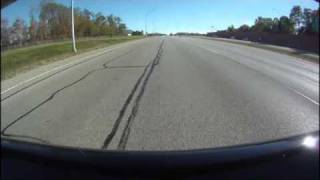 3rd gear rolling burnout in my Supra