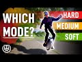 Hard, Medium, Soft - Which mode does WHAT? - Electric Motorwheel Setup Commentary and Ride
