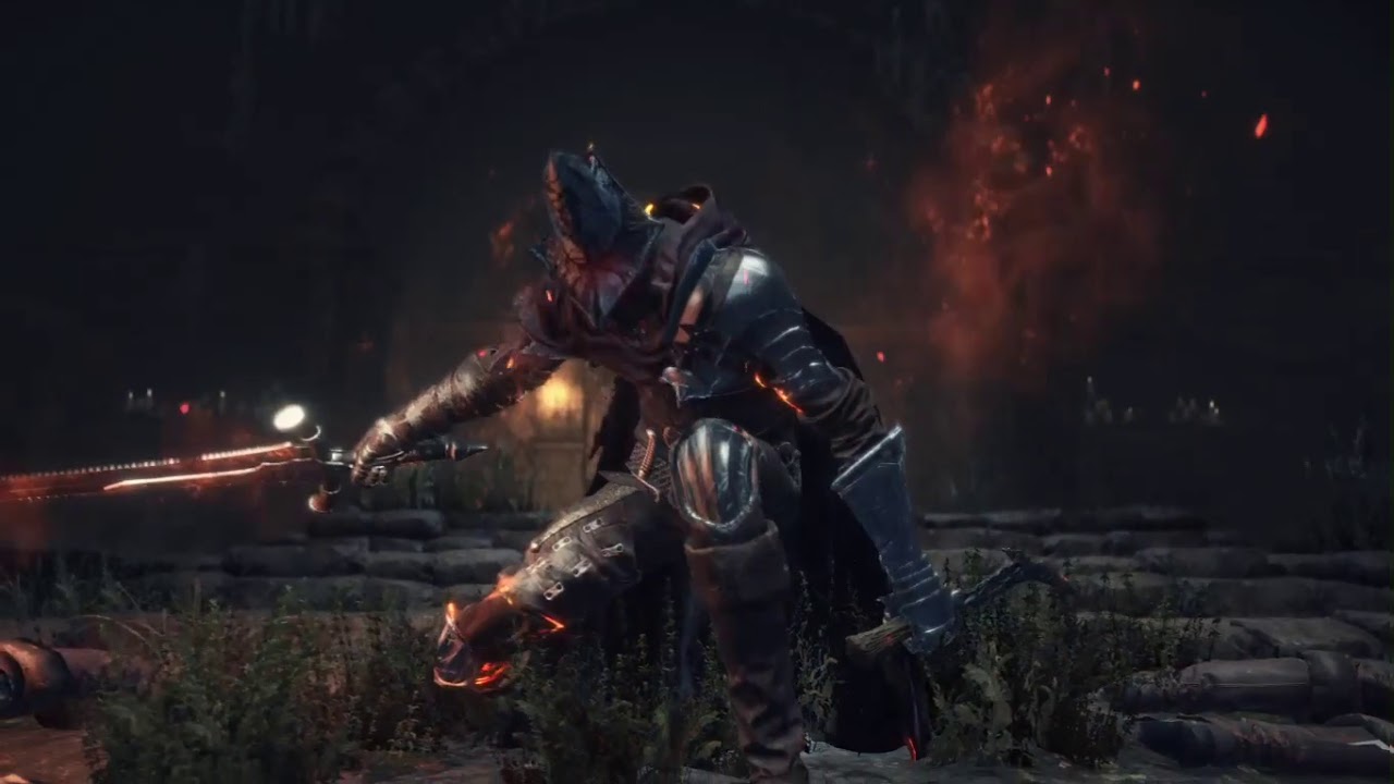 Dark Souls III Abyss Watchers Boss Fight NG+2 - YouTube