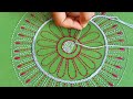 নকশী কাঁথা সেলাই !! Hand Embroidery Traditional Bangladeshi Nokshi Katha Stitch Tutorial #326