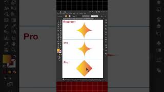 Adobe illustrator Tutorial Beginner vs pro vs legend ✨ #IllustratorTips #adobeillustrator
