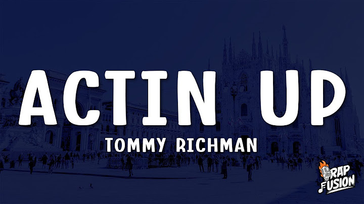 Tommy Richman - ACTIN UP (Lyrics)