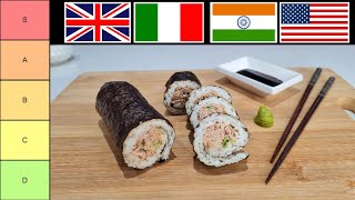 I make and rank the WEIRDEST fusion sushi rolls!🍣