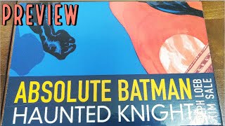 Absolute Batman Haunted Knight | Graphic Novel | Jeph Loeb | Tim Sale | Unboxing