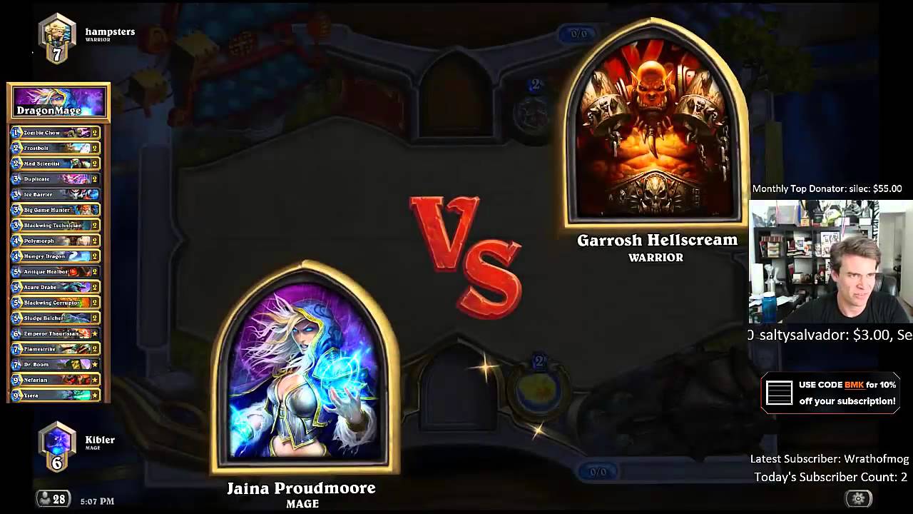 kibler tess rogue Hearthstone: On Randomness and Attitudes