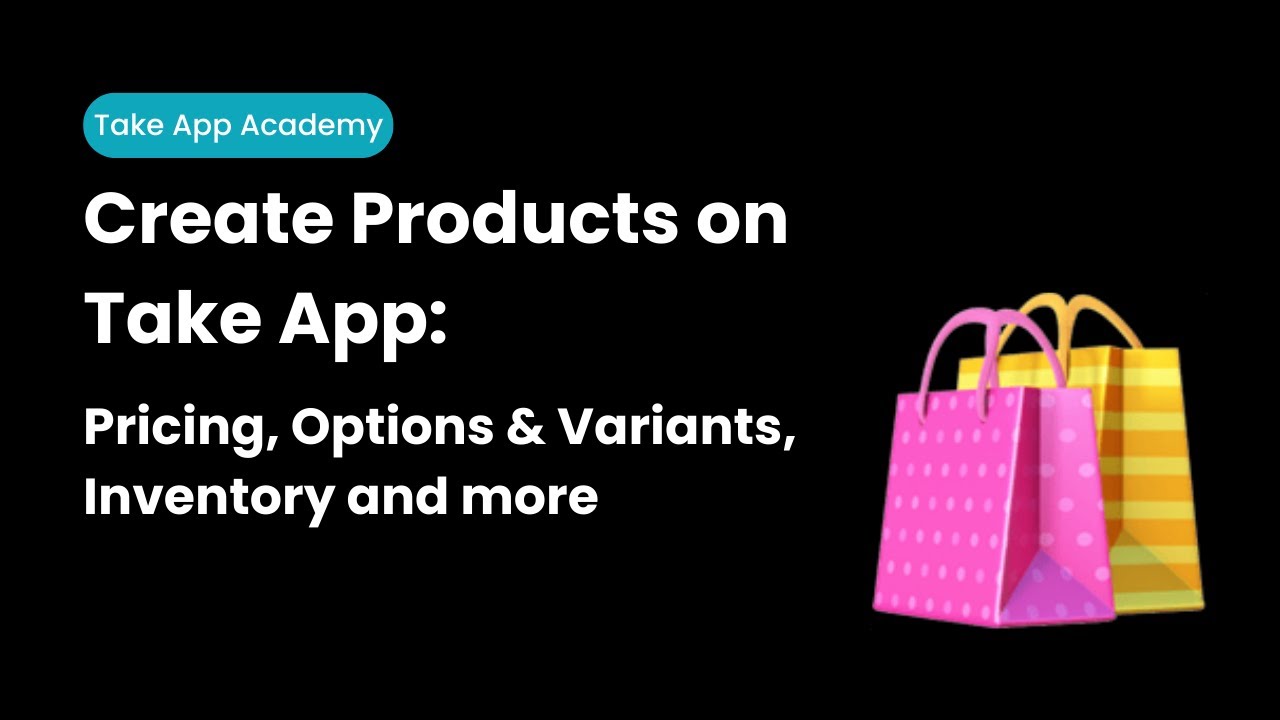 How to Add Products on Take App - YouTube