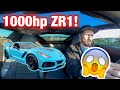 I Took Streetspeed717's 1000hp ZR1 Corvette! HE WAS SHOCKED!