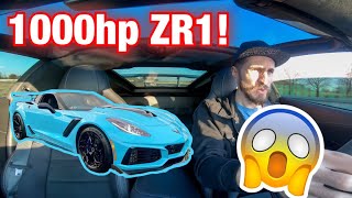 I Took Streetspeed717's 1000hp ZR1 Corvette! HE WAS SHOCKED!