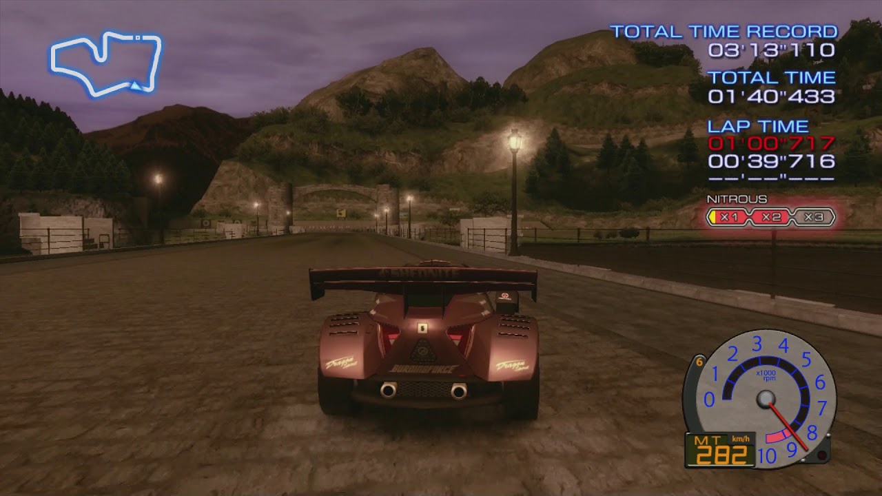 Ridge Racer 6 - Global Time Attack - Laketop Parkway R - CL3 STARNOSE