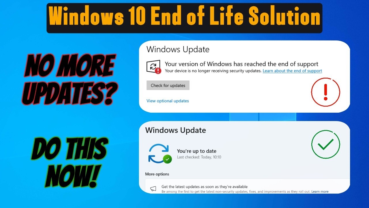Windows 10 Support Ended What Happens to Your PC & How to Fix It FAST