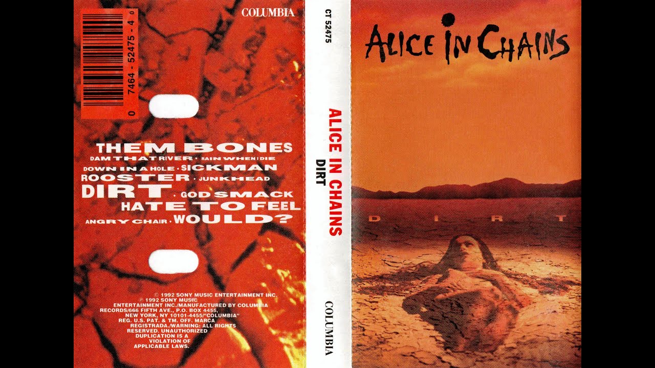 Alice In Chains: Dirt (1992 Cassette Tape) - YouTube