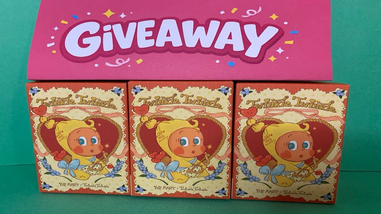 Popmart Twinkle Twinkle crush on you blind box giveaway!